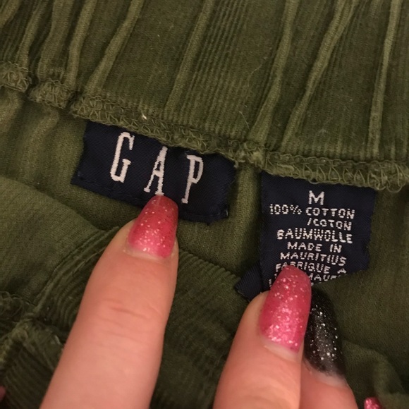 Olive green miniskirt with buttons, vintage Gap - Picture 5 of 5